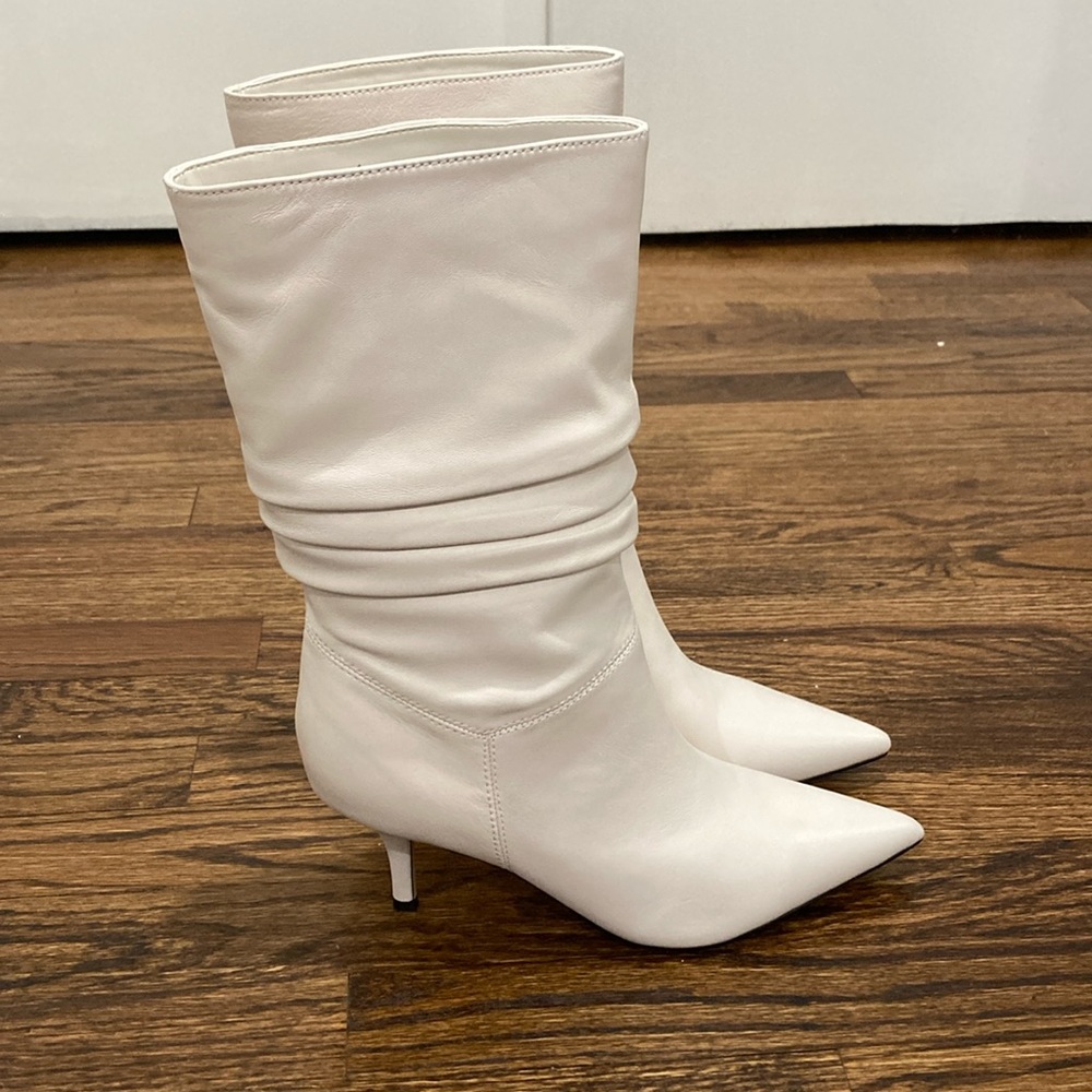 Nine west Ivory slouchy boot